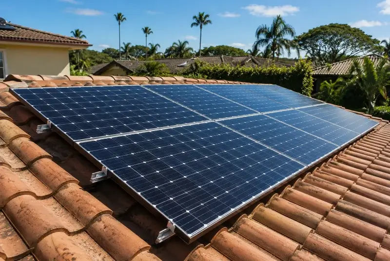 Installation de panneaux solaires à Vizille